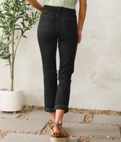 VERVET by Flying Monkey High Rise Boyfriend Cuffed Jean Fargo Clearance