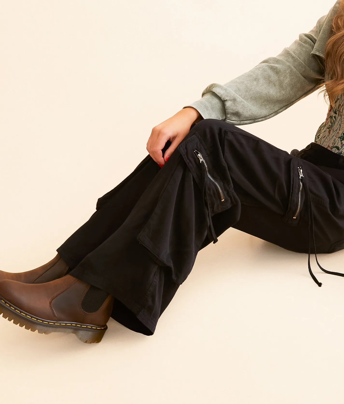 Bottoms | Risen High Rise Cargo Pant Fiesta