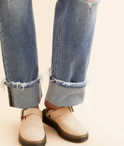 Flying Monkey High Rise Classic Straight Stretch Jean Wishfull Clearance