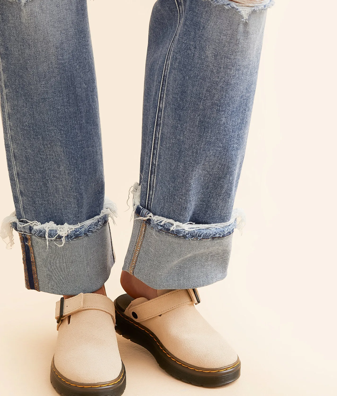Flying Monkey High Rise Classic Straight Stretch Jean Wishfull Clearance