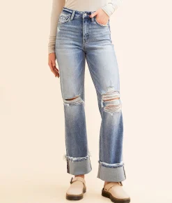 Jeans | Flying Monkey High Rise Classic Straight Stretch Jean Wishfull