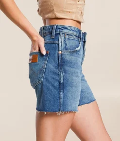 Bottoms|Shorts | Wrangler® High Rise Cowboy Stretch Short Sierra