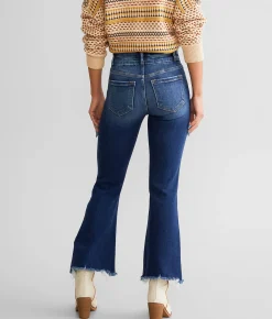 KanCan Signature High Rise Cropped Flare Stretch Jean Rebecca Discount