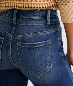 KanCan Signature High Rise Cropped Flare Stretch Jean Rebecca Discount