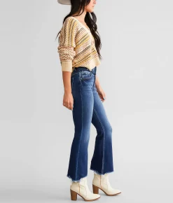 KanCan Signature High Rise Cropped Flare Stretch Jean Rebecca Discount