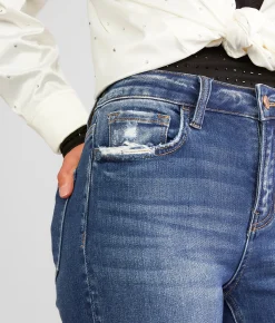 Jeans|Bottoms | Flying Monkey High Rise Cropped Flare Stretch Jean Ingenuity
