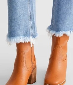 Jeans|Bottoms | Flying Monkey High Rise Cropped Flare Stretch Jean Beckons