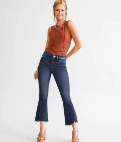 Jeans|Bottoms | Flying Monkey High Rise Cropped Flare Stretch Jean Rapturous