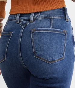 Jeans|Bottoms | KanCan Signature High Rise Cropped Straight Stretch Jean Mandy