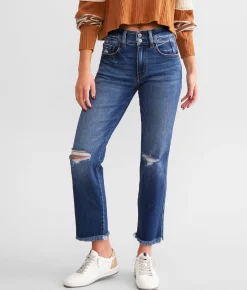 Jeans|Bottoms | KanCan Signature High Rise Cropped Straight Stretch Jean Mandy