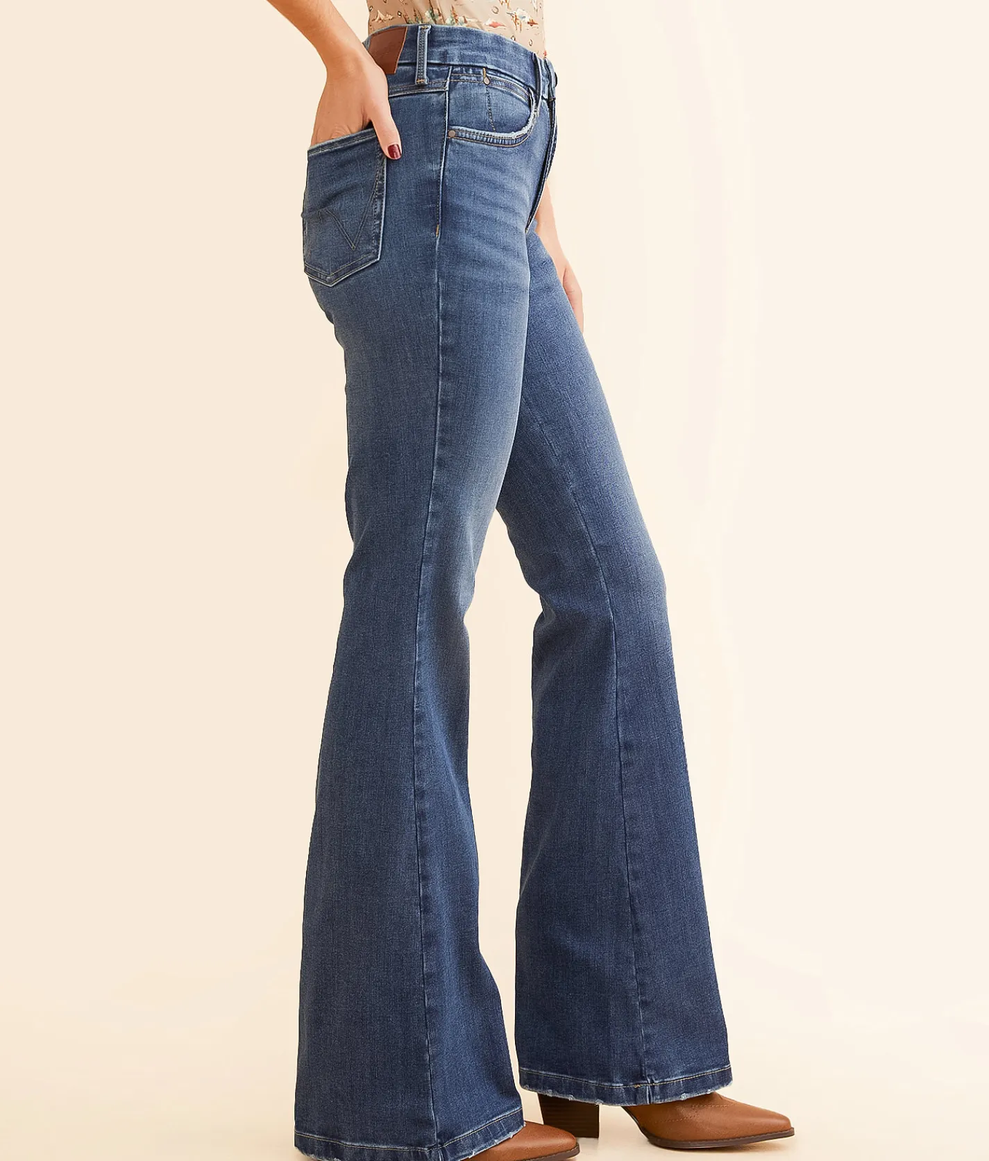 Jeans|Bottoms | Wrangler® High Rise Flare Stretch Jean Lily