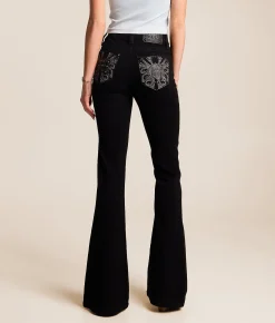 Miss Me High Rise Flare Stretch Jean B01 Online