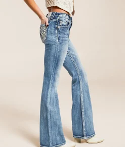 Jeans|Bottoms | Miss Me High Rise Flare Stretch Jean M383