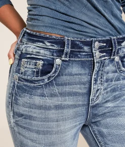 Miss Me High Rise Flare Stretch Jean M1077 Sale