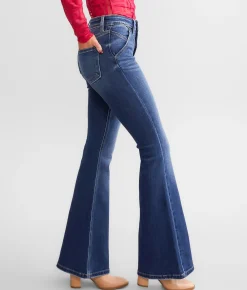 KanCan Signature High Rise Flare Stretch Jean Tina Hot