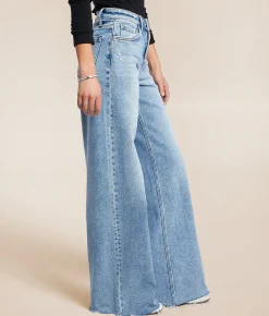 Flying Monkey High Rise Icon Wide Leg Stretch Jean Adroit