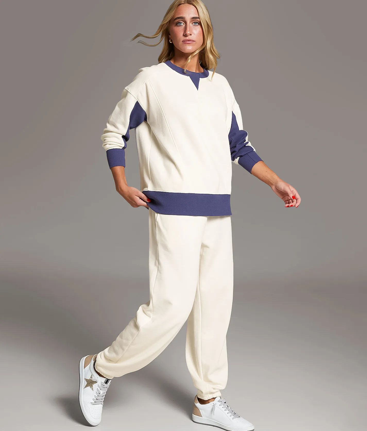 Bottoms|Activewear | BKE High Rise Jogger Sweatpant Brown Stone