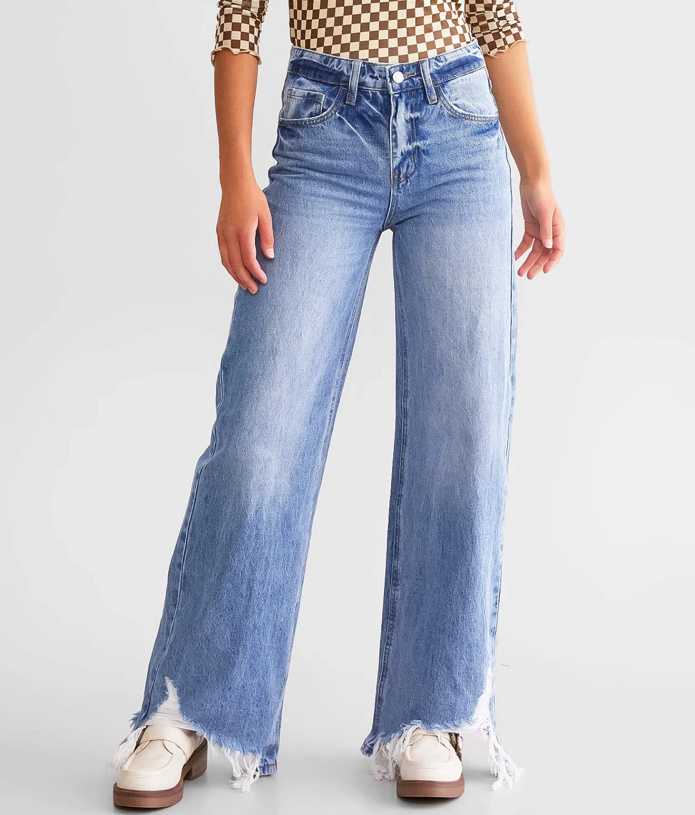Flying Monkey High Rise Loose Jean Rock Rose Outlet