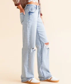 Jeans|Bottoms | Flying Monkey High Rise Loose Stretch Jean Foresight