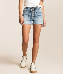 Bottoms|Shorts | VERVET by Flying Monkey High Rise Loose Stretch Short Ethereal Charm