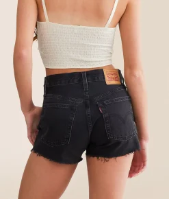 Levi's® 501 High Rise Short Lunar Black Discount