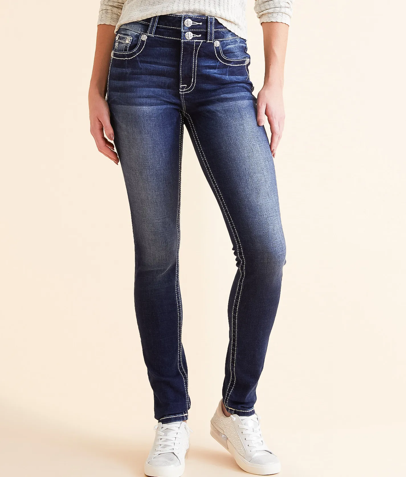 Miss Me High Rise Skinny Stretch Jean D1123 Clearance