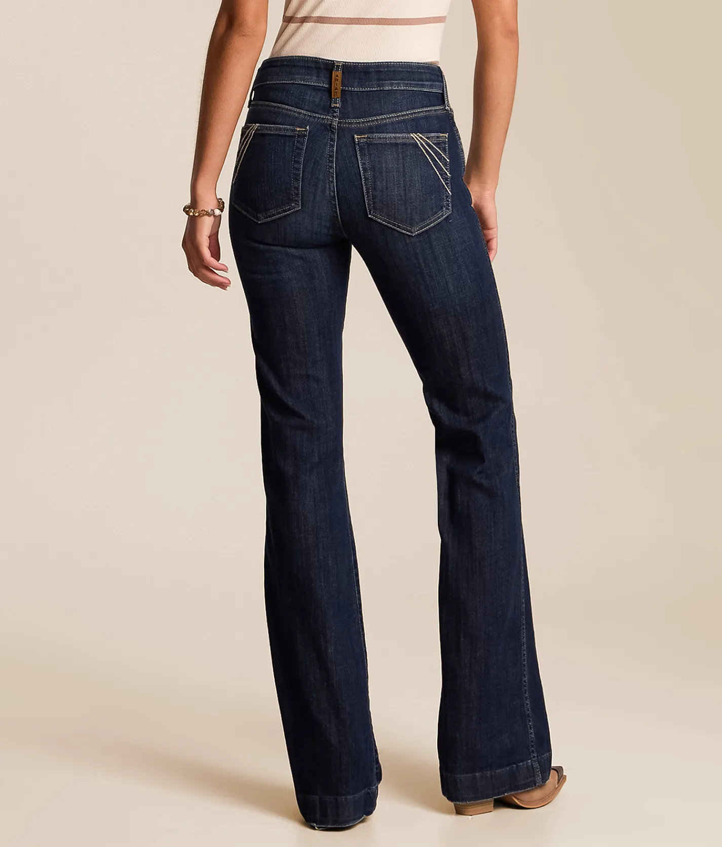 Ariat High Rise Slim Trouser Stretch Jean Plumas