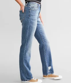 Flying Monkey High Rise Straight Stretch Jean Skill New