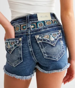 Bottoms|Shorts | Miss Me High Rise Stretch Short M755