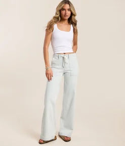 Jeans|Bottoms | Lovervet High Rise d Wide Leg Stretch Jean Stripe