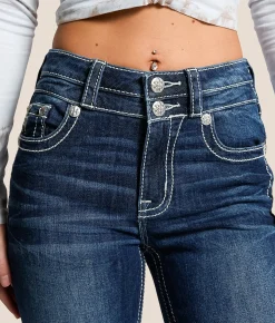 Jeans|Bottoms | Miss Me High Rise Tailored Boot Stretch Jean D1062