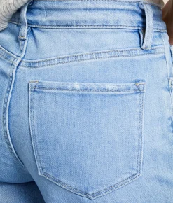 Flying Monkey High Rise Ultra Wide Leg Stretch Jean Battleground New