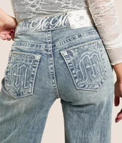 Jeans|Bottoms | Miss Me High Rise Wide Leg Stretch Jean V157