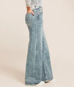 Jeans|Bottoms | Miss Me High Rise Wide Leg Stretch Jean V157