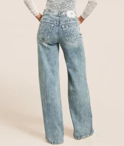Jeans|Bottoms | Miss Me High Rise Wide Leg Stretch Jean V157
