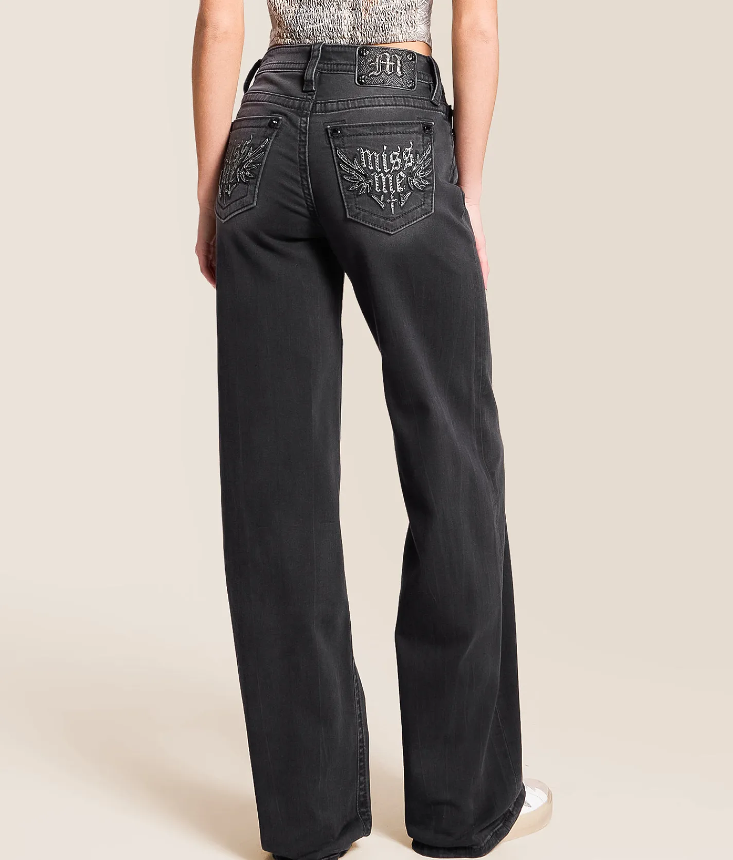 Bottoms | Miss Me High Rise Wide Leg Stretch Jean G33