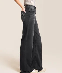 Bottoms | Miss Me High Rise Wide Leg Stretch Jean G33