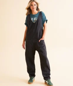 Rompers & Jumpsuits | Free People High Roller Overall Denim Jumpsuit Mineral Black