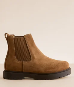Shoes | Birkenstock® Highwood Leather Chelsea Boot Dark Tea