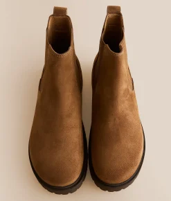Shoes | Birkenstock® Highwood Leather Chelsea Boot Dark Tea