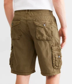 Bottoms|Shorts | BKE Hill Cargo Short Walnut
