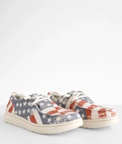 Shoes | Ariat Hilo Flag Printed Shoe Distressed Flag
