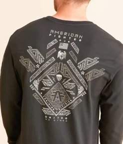 Graphic T-Shirts | American Fighter Hitchcock T-Shirt Black Olive