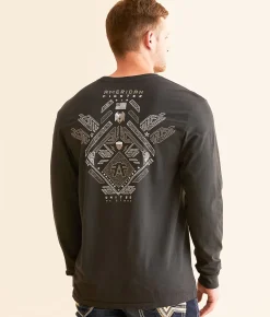 Graphic T-Shirts | American Fighter Hitchcock T-Shirt Black Olive