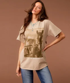 Tops | Sterling & Stitch Hold Your Horses T-Shirt Humus