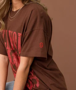 Tops | Sterling & Stitch Hold Your Horses T-Shirt Brown