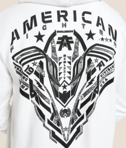 American Fighter Hollins Hooded Sweatshirt White