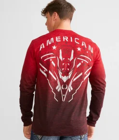 American Fighter Hollins T-Shirt Cherry Dk Cherry Best