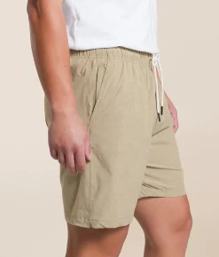 Bottoms|Shorts | Departwest Hollis Stretch Short Khaki