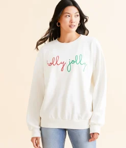 Z Supply Holly Jolly Pullover Sea Salt Sale